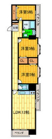 ガーデンヒルズ松茂の物件間取画像